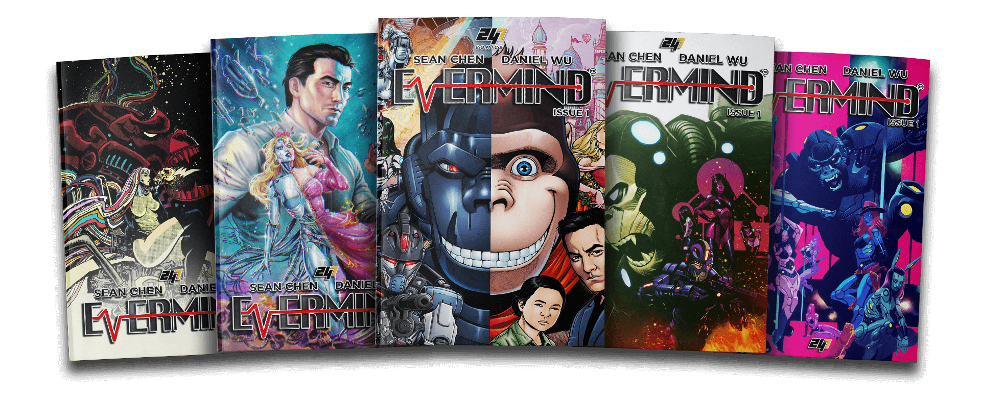 Evermind #1 Covers
